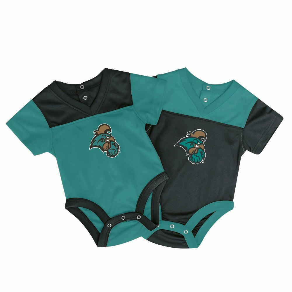 Coastal Carolina Chanticleers Newborn Jersey Bodysuit 2-Pack: $24.99