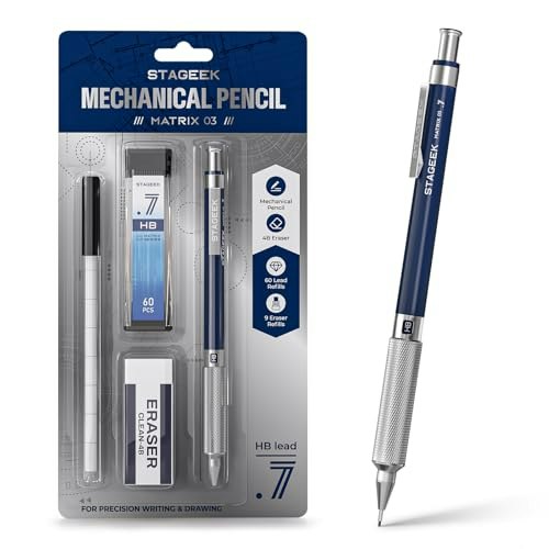 Stageek 0.7mm Mechanical Pencil 60-Lead Set: $6.79 Stageek 0.7mm Mechanical Pencil 60-Lead Set: $6.79