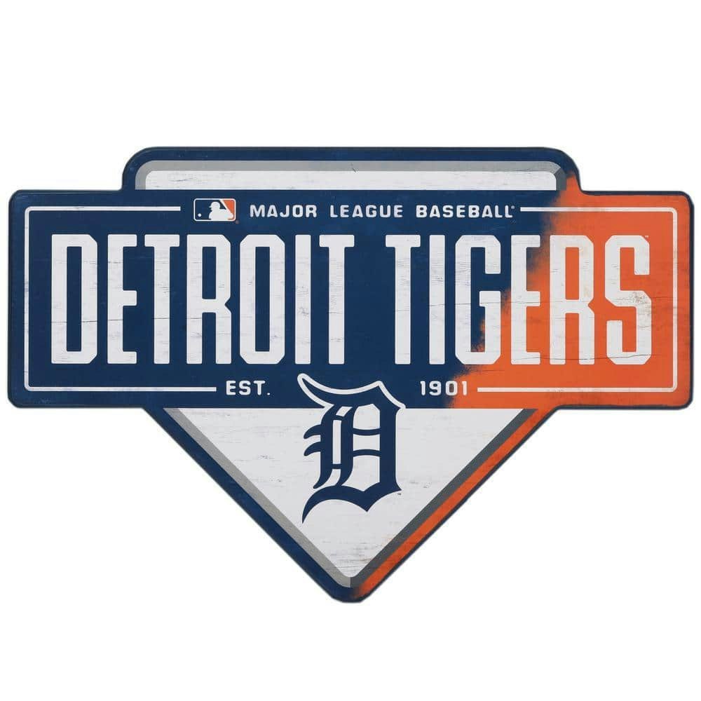 Detroit Tigers MDF Wooden Wall Art: $30.87