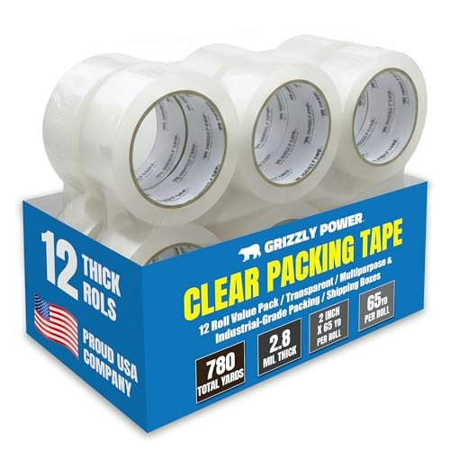 Grizzly Heavy Duty Packing Tape 12-Pack: $28.05 Grizzly Heavy Duty Packing Tape 12-Pack: $28.05