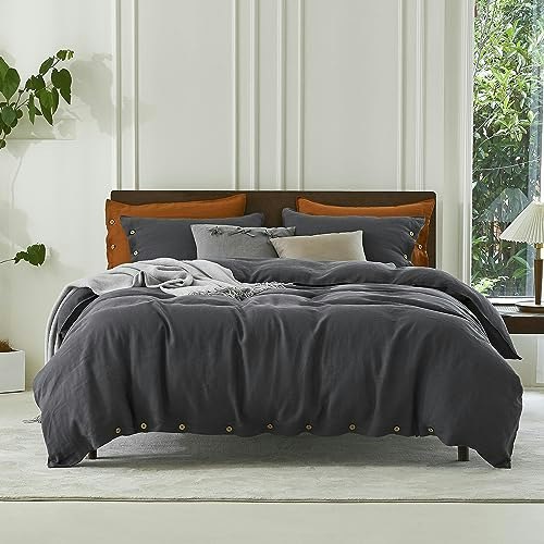 Everly Queen 100% Pure Linen 3-Piece Duvet Cover Set: $124.94 Everly Queen 100% Pure Linen 3-Piece Duvet Cover Set: $124.94