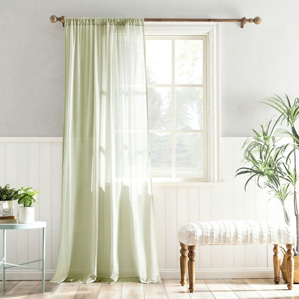 50"x96" Archaeo Sheer Cotton Curtain Panel: $20.99 50"x96" Archaeo Sheer Cotton Curtain Panel: $20.99