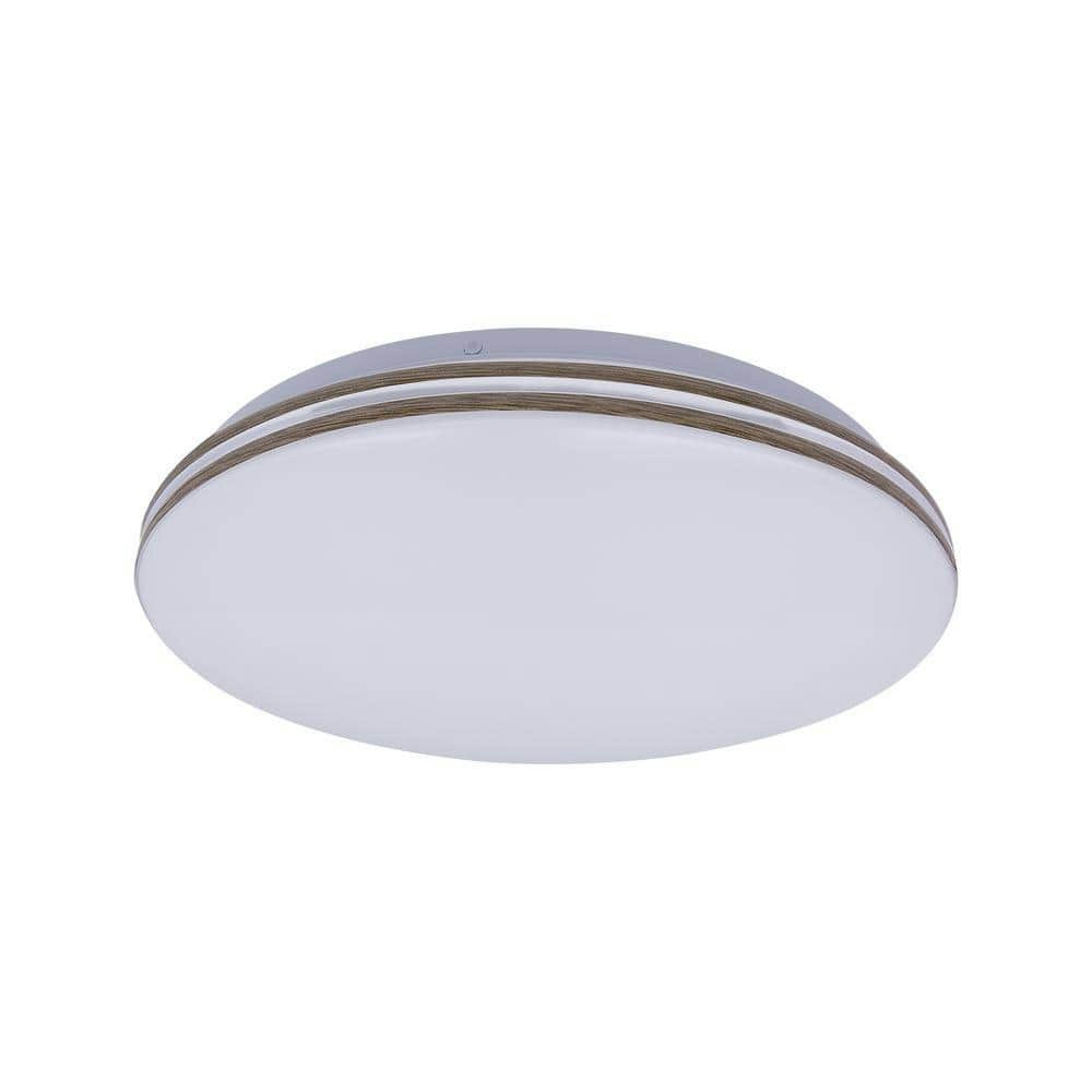 13.2-Inch Round Faux Wood-Grain Dimmable Flush Mount Light Fixture: $33.04 13.2-Inch Round Faux Wood-Grain Dimmable Flush Mount Light Fixture: $33.04