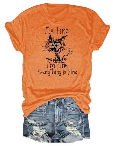 Women's Cat Graphic Tee: $12.73 Women's Cat Graphic Tee: $12.73