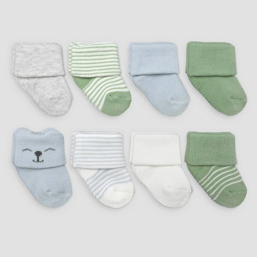 Carter's Just One You Baby Boys' 8-Pack Terry Ankle Socks: $12 Carter's Just One You Baby Boys' 8-Pack Terry Ankle Socks: $12