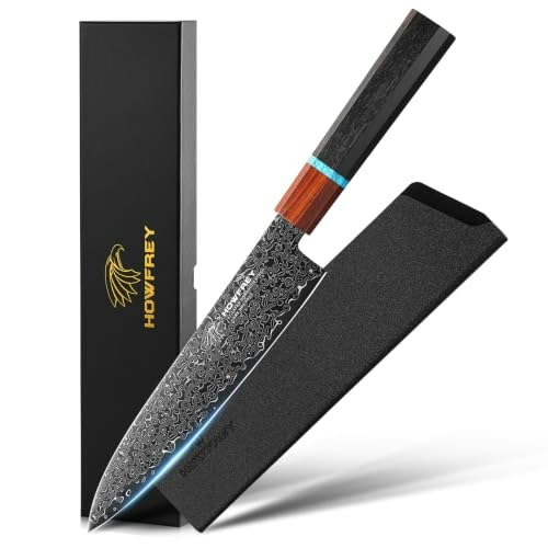 8-Inch Damascus Japanese Chef Knife: $39.96 8-Inch Damascus Japanese Chef Knife: $39.96