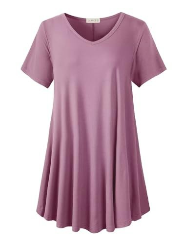 Larace Women's V-Neck Short Sleeve Plus Size Top: $14.97 Larace Women's V-Neck Short Sleeve Plus Size Top: $14.97