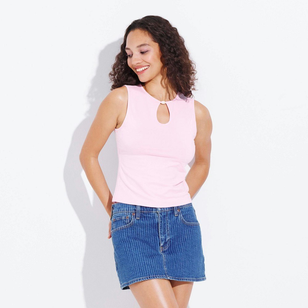 Wild Fable Women's Keyhole Neck Tank Top: $18 Wild Fable Women's Keyhole Neck Tank Top: $18