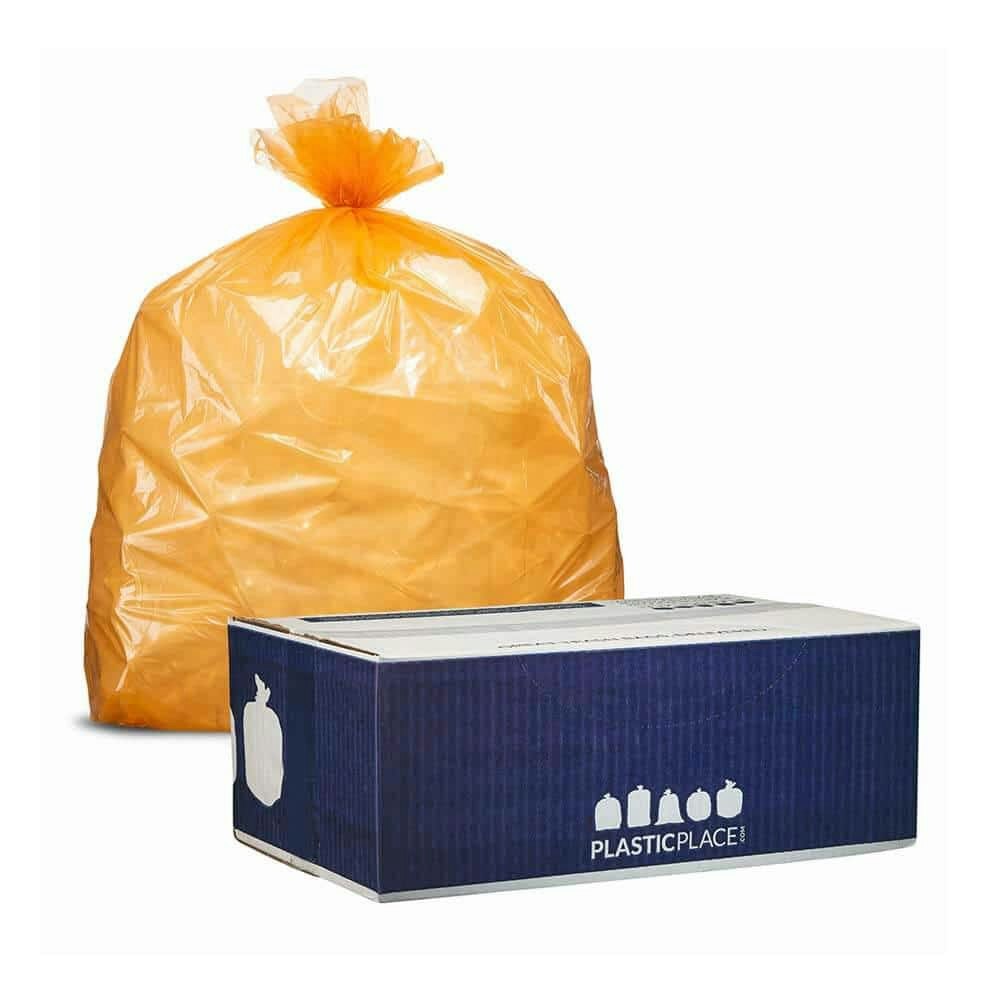 32-33 Gallon 1.2 MIL Orange Trash Bags 100-Count: $35.49 32-33 Gallon 1.2 MIL Orange Trash Bags 100-Count: $35.49