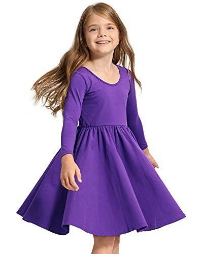 Stelle Girls Cotton Long Sleeve Skater Dress: $19.98