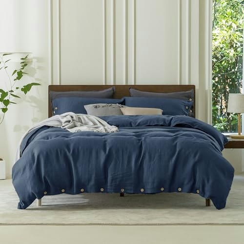 Everly California King Linen Duvet Cover Set 3-Piece: $141.08 Everly California King Linen Duvet Cover Set 3-Piece: $141.08