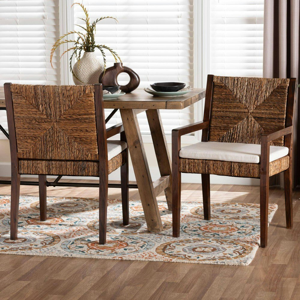 Bali & Pari Cordoba 2-Piece Handwoven Seagrass Armchairs: $369.99 Bali & Pari Cordoba 2-Piece Handwoven Seagrass Armchairs: $369.99