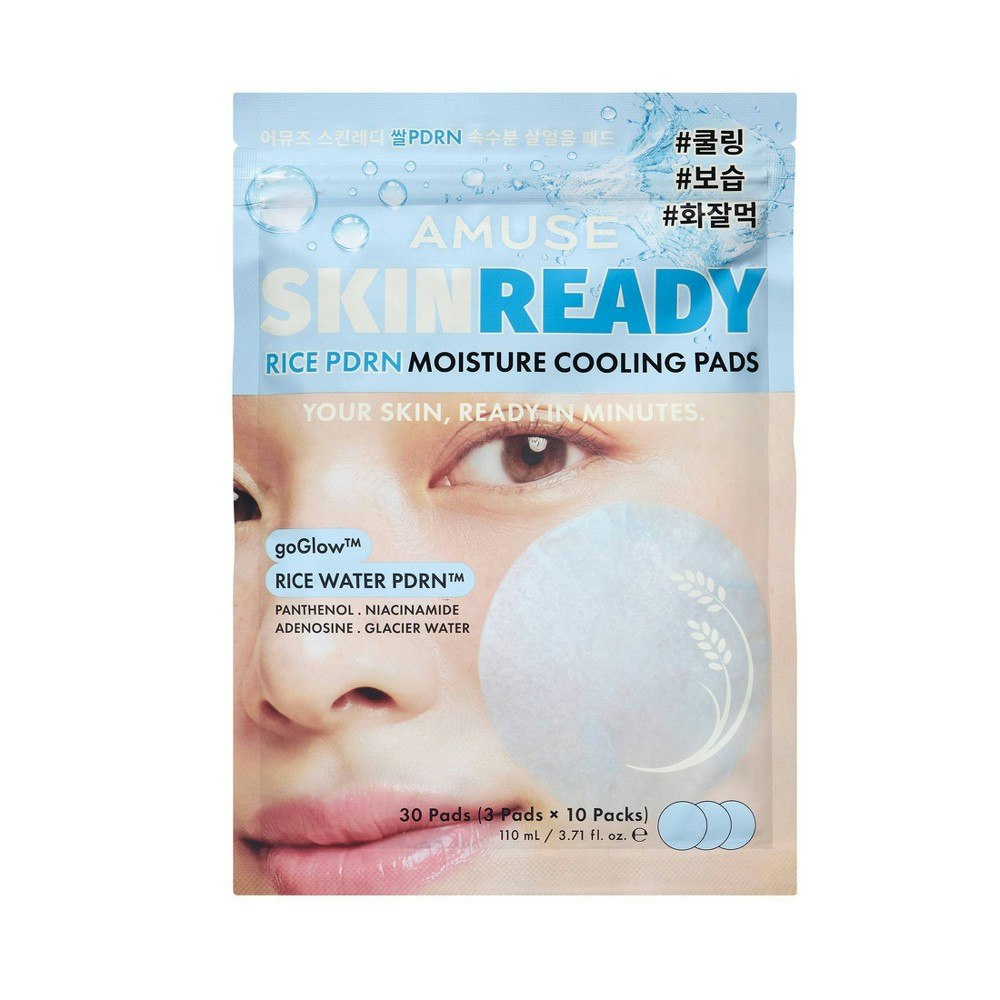 Amuse Skinready Rice PDRN Hydrating Cooling Pads 30-Count: $13