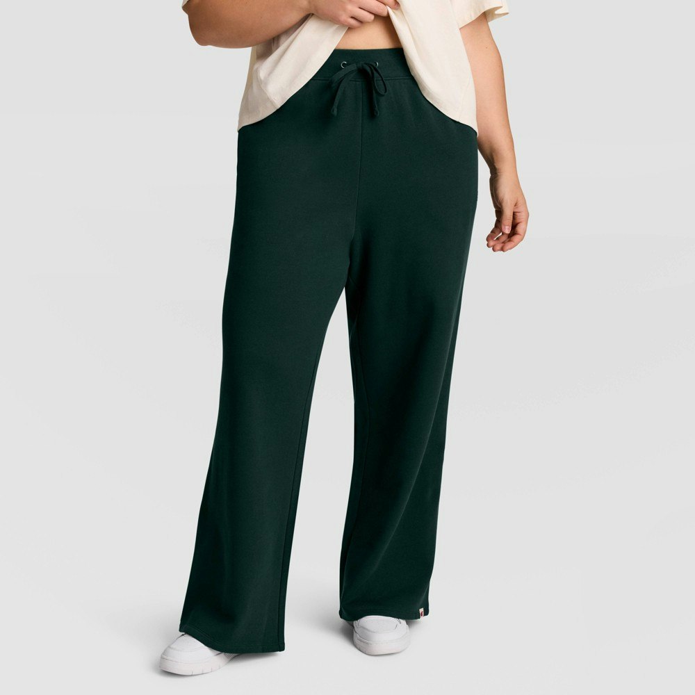 Champion Women's High-Rise Fleece Wide Leg Sweatpants: $34 Champion Women's High-Rise Fleece Wide Leg Sweatpants: $34