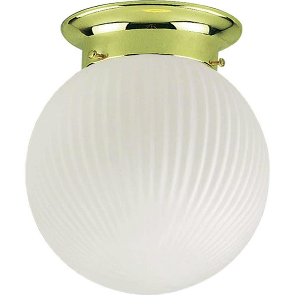 Roth 1-Light Polished Brass Flush Mount: $19.83 Roth 1-Light Polished Brass Flush Mount: $19.83