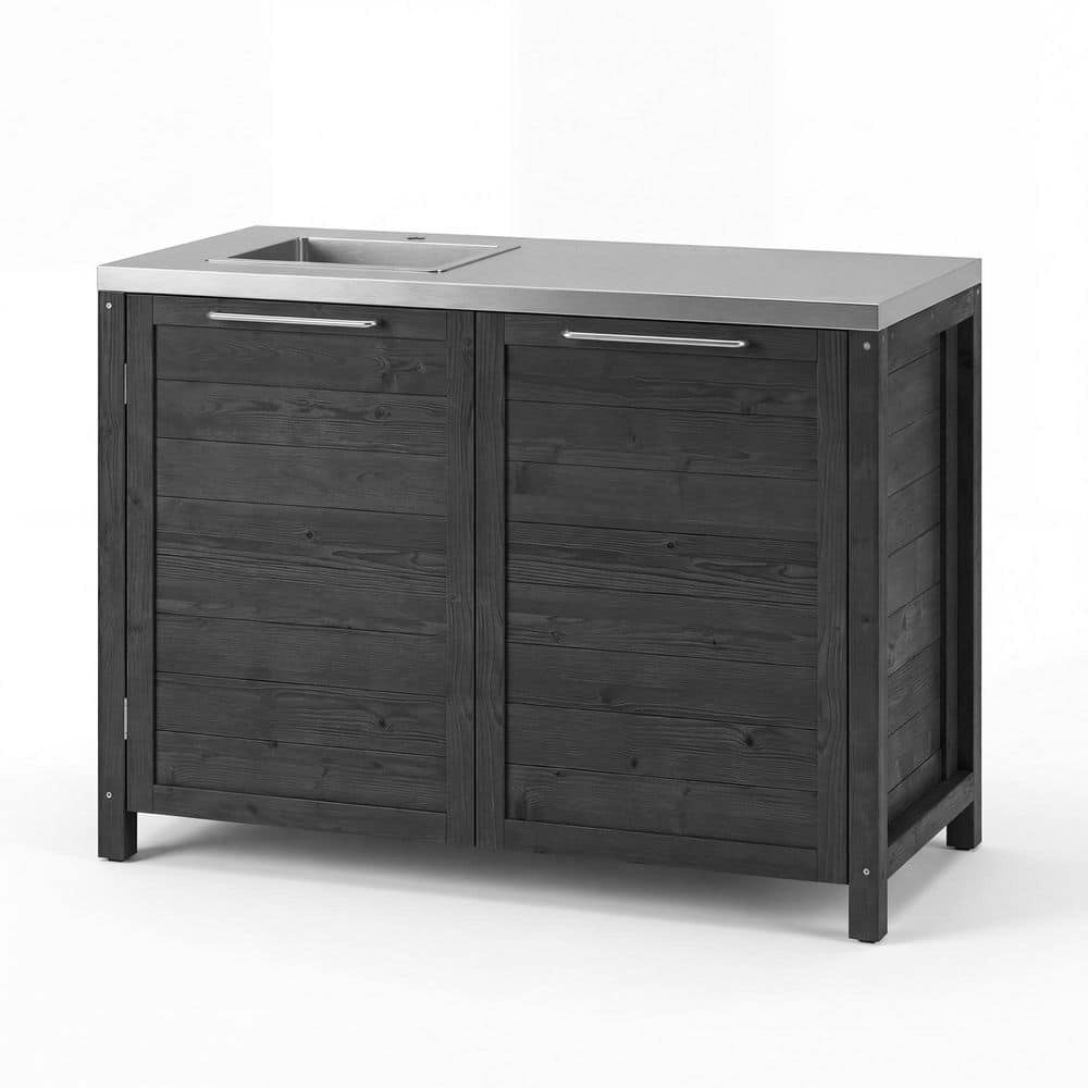 Cedar Wood Propane Grill Island with Sink: $426.99 Cedar Wood Propane Grill Island with Sink: $426.99