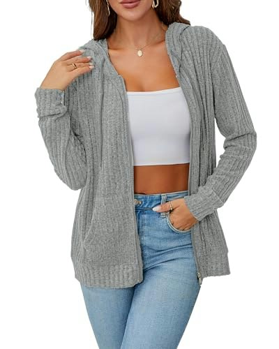 Caenp Women's Lightweight Zip-Up Hoodie: $21.24 Caenp Women's Lightweight Zip-Up Hoodie: $21.24
