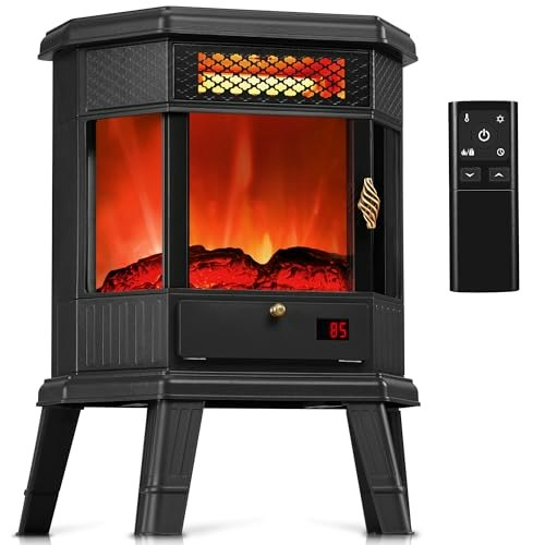 22-Inch Freestanding Infrared Electric Fireplace Stove: $93.49 22-Inch Freestanding Infrared Electric Fireplace Stove: $93.49
