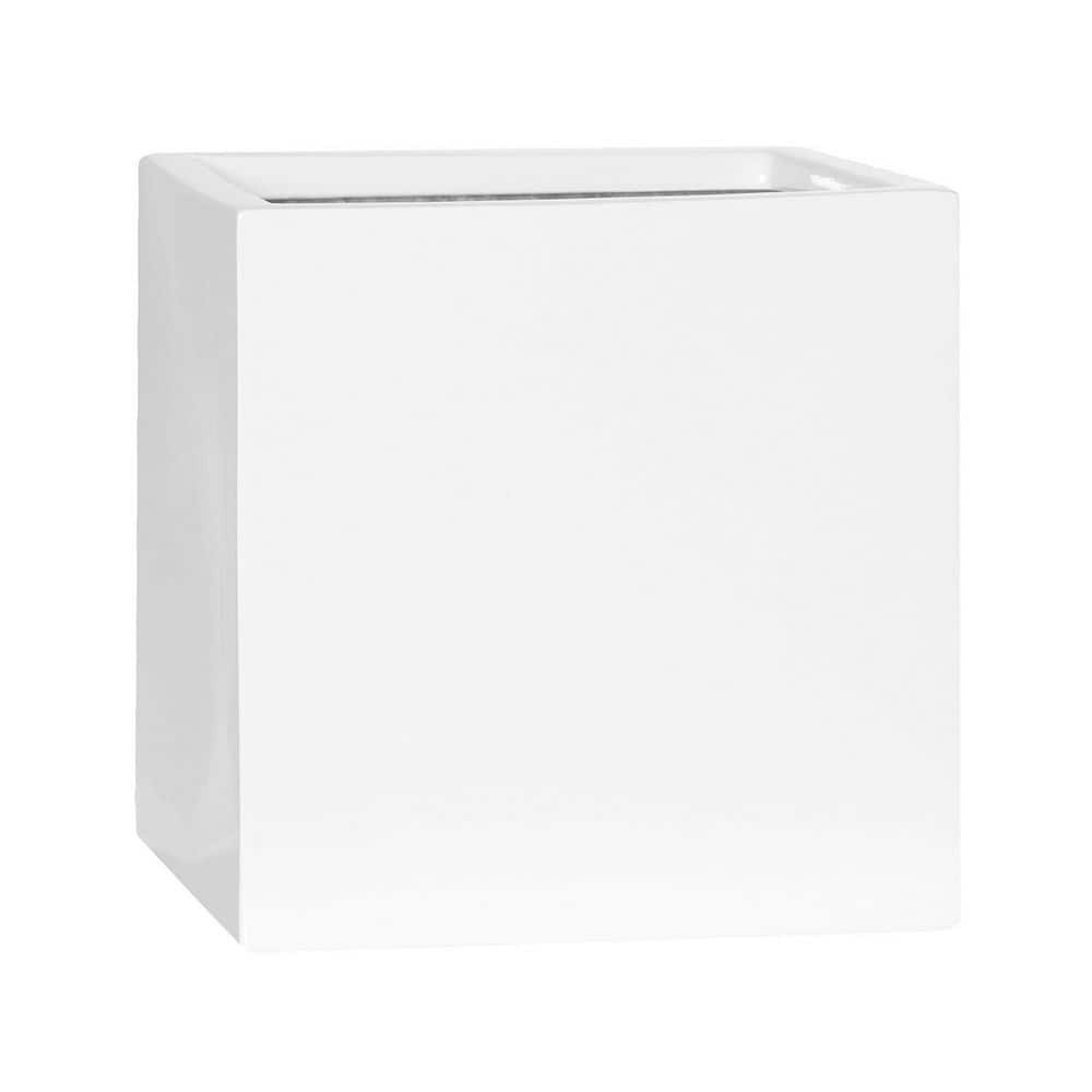 Fleur 9.84-inch Glossy White Fiberstone Planter: $96.19