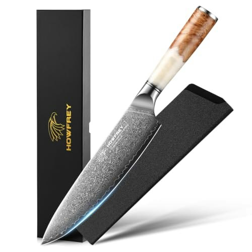 8-Inch Japanese Damascus Steel Chef Knife: $39.98 8-Inch Japanese Damascus Steel Chef Knife: $39.98