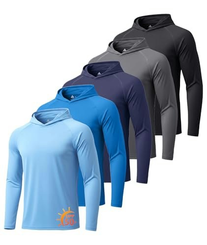 Men's UPF 50+ Long Sleeve Sun Hoodie: $38.98