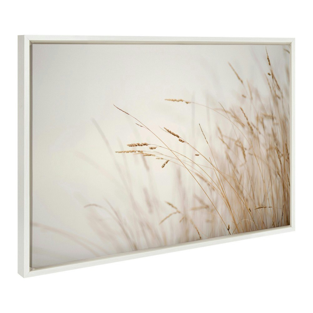 Sylvie Marsh Grass No 1 23" x 33" Framed Canvas by Crystal Lynn Collins: $89.99