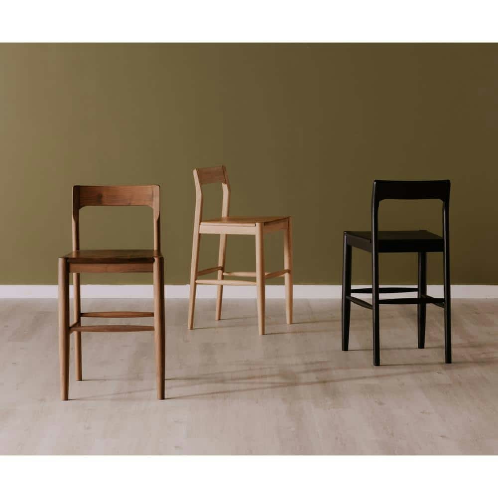 Katerina Solid Oak Bar Stool: $589 Katerina Solid Oak Bar Stool: $589