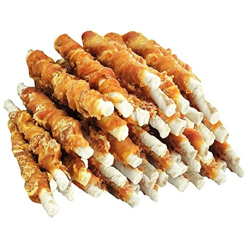 Mon2Sun 5-Inch Chicken Wrapped Rawhide Dog Treats 14.11-oz.: $19.48 Mon2Sun 5-Inch Chicken Wrapped Rawhide Dog Treats 14.11-oz.: $19.48