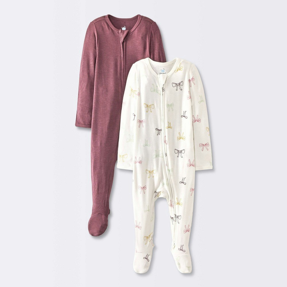 Cloud Island Baby Girls' Modal Blend Sleep N' Play 2-Pack: $17 Cloud Island Baby Girls' Modal Blend Sleep N' Play 2-Pack: $17