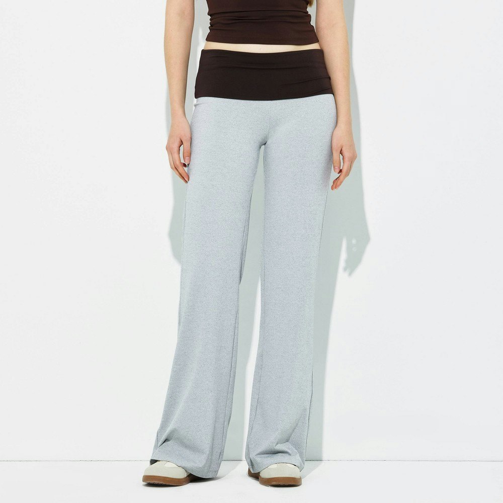 Wild Fable Women's Contrast Foldover Flare Pants: $32 Wild Fable Women's Contrast Foldover Flare Pants: $32