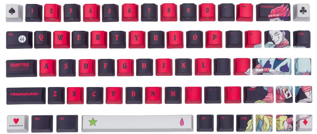 Higround Hunter x Hunter Hisoka Artisan PBT Keycaps: $30.99 Higround Hunter x Hunter Hisoka Artisan PBT Keycaps: $30.99