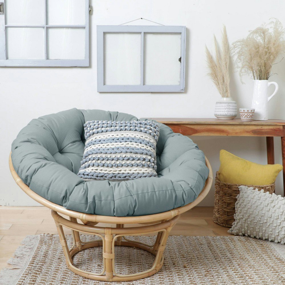 Sorra Home 44" x 44" Papasan Outdoor Chair Cushion: $103.99