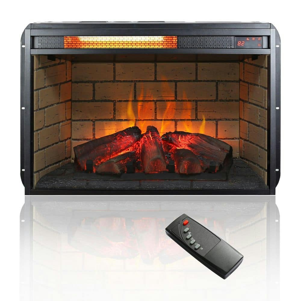 27.2-Inch 1,500-Watt 5,000-BTU Recessed Electric Fireplace Heater: $231.93 27.2-Inch 1,500-Watt 5,000-BTU Recessed Electric Fireplace Heater: $231.93