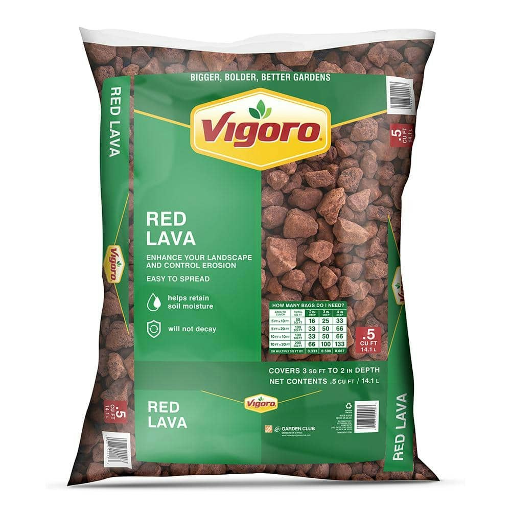Red Lava Rock 0.5-Cubic Foot Bag 32-Pack: $359 Red Lava Rock 0.5-Cubic Foot Bag 32-Pack: $359