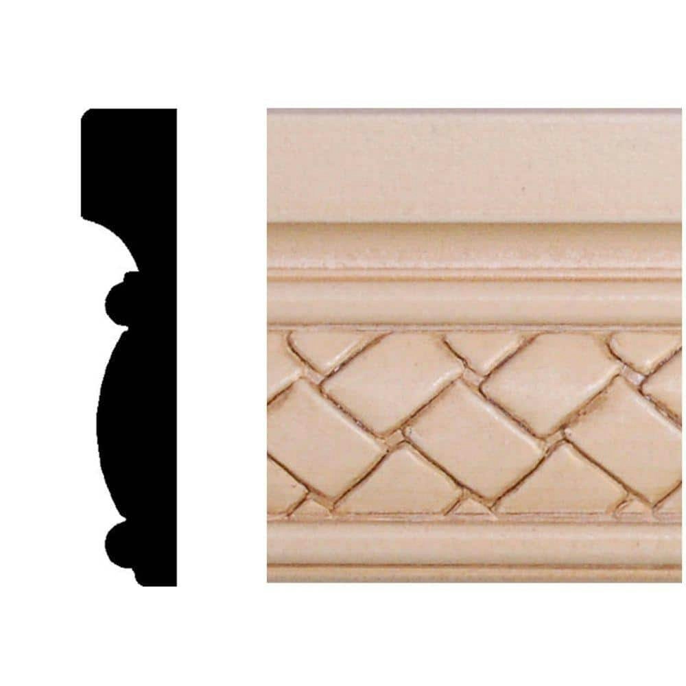 29/64\" x 2-1/4\" x 96\" Hardwood Weave Chair Rail Moulding: $16.88 29/64\" x 2-1/4\" x 96\" Hardwood Weave Chair Rail Moulding: $16.88