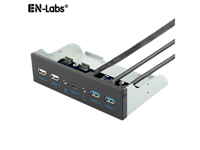 En-Labs 7-Port USB Type-C 5.25-inch Front Panel Expansion Board: $39.19 En-Labs 7-Port USB Type-C 5.25-inch Front Panel Expansion Board: $39.19