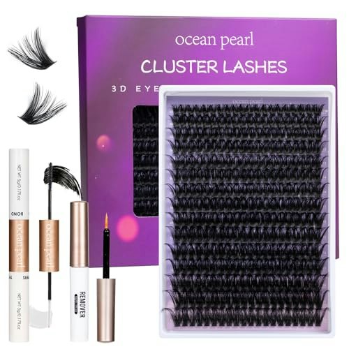 Ocean Pearl 300-Piece Lash Cluster Extension Kit: $7.64
