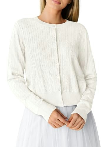 Prettygarden Women's Lightweight Button-Up Cardigan Sweater: $23.18 Prettygarden Women's Lightweight Button-Up Cardigan Sweater: $23.18