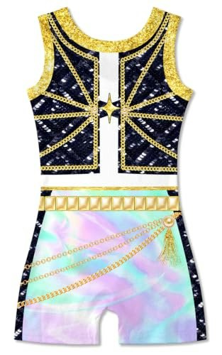 Girls' Gymnastics Leotard and Shorts Set: $9.98 Girls' Gymnastics Leotard and Shorts Set: $9.98