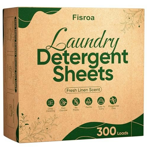Laundry Detergent Sheets 300-Load Fresh Linen: $8.49 Laundry Detergent Sheets 300-Load Fresh Linen: $8.49