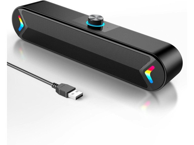 10W USB Wired Soundbar Speaker: $39.70 10W USB Wired Soundbar Speaker: $39.70