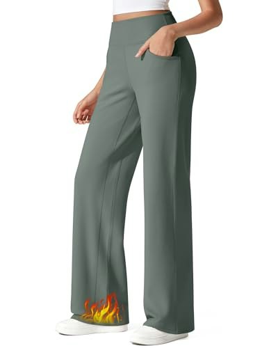 G4Free Women's Thermal Wide Leg Sweatpants: $33.99 G4Free Women's Thermal Wide Leg Sweatpants: $33.99