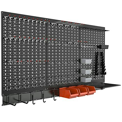 Torack 24" x 48" Metal Pegboard Wall Organizer 109-Piece Kit: $84.99 Torack 24" x 48" Metal Pegboard Wall Organizer 109-Piece Kit: $84.99
