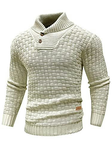 Arcciit Men's Waffle Textured Cable Knit V-Neck Sweater: $29.98 Arcciit Men's Waffle Textured Cable Knit V-Neck Sweater: $29.98
