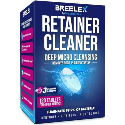Breelex Retainer Cleaner Tablets 120-Count: $14.94 Breelex Retainer Cleaner Tablets 120-Count: $14.94