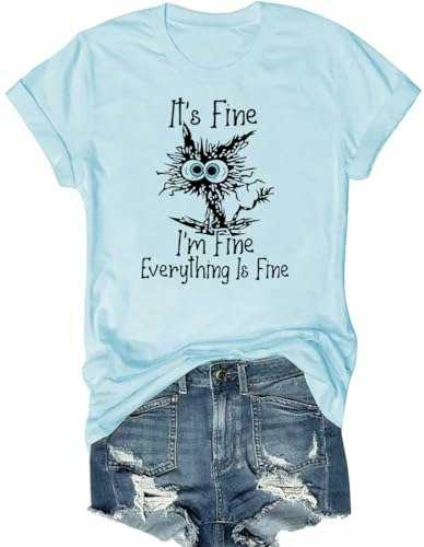 Women's Cat Graphic Tee: $14.99 Women's Cat Graphic Tee: $14.99