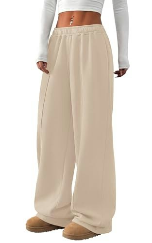 Prettygarden Women's Wide-Leg Sweaterpants: $27.98 Prettygarden Women's Wide-Leg Sweaterpants: $27.98