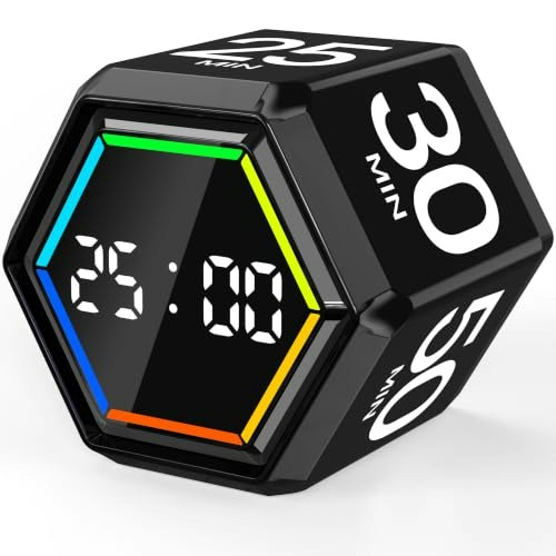Rotating Pomodoro Timer Cube: $16.99