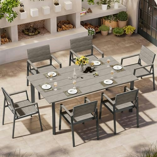 Oasbira 7-Piece Outdoor Patio Dining Set: $424.99 Oasbira 7-Piece Outdoor Patio Dining Set: $424.99