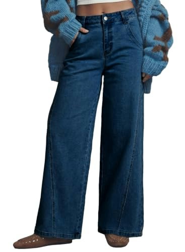 Astylish Women's High-Waisted Wide Leg Jeans: $29.98 Astylish Women's High-Waisted Wide Leg Jeans: $29.98